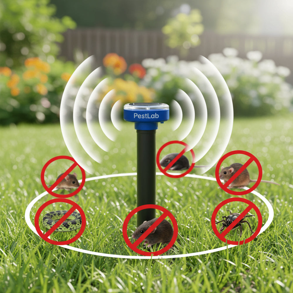 PestLab™ Outdoor Protector - Banish Moles, Voles, Snakes, Rodents and Other Pests For Good