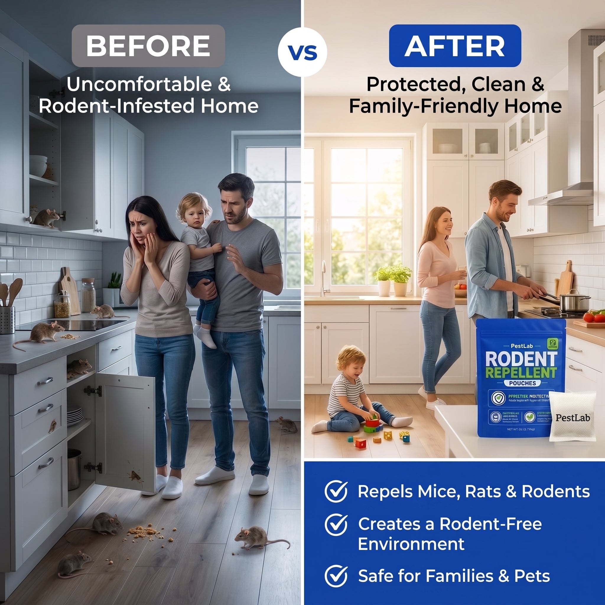 PestLab™ Rodent Repellent Pouches - Banish Mice And Rats For good.