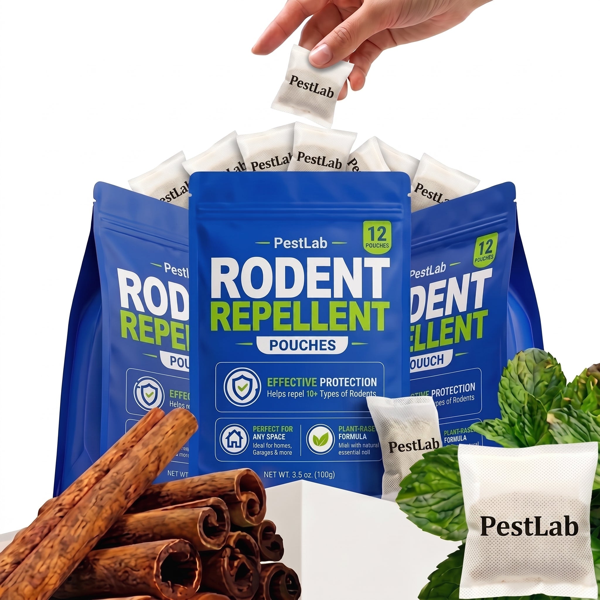 PestLab™ Rodent Repellent Pouches - Banish Mice And Rats For good.