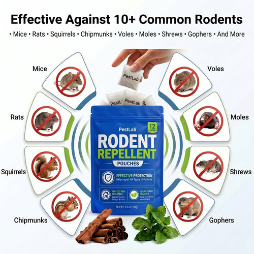 PestLab™ Rodent Repellent Pouches - Banish Mice And Rats For good.